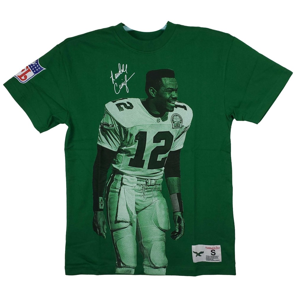 Randall Cunningham Philadelphia Eagles Mitchell & Ness NFL Small Shirt Green NWT